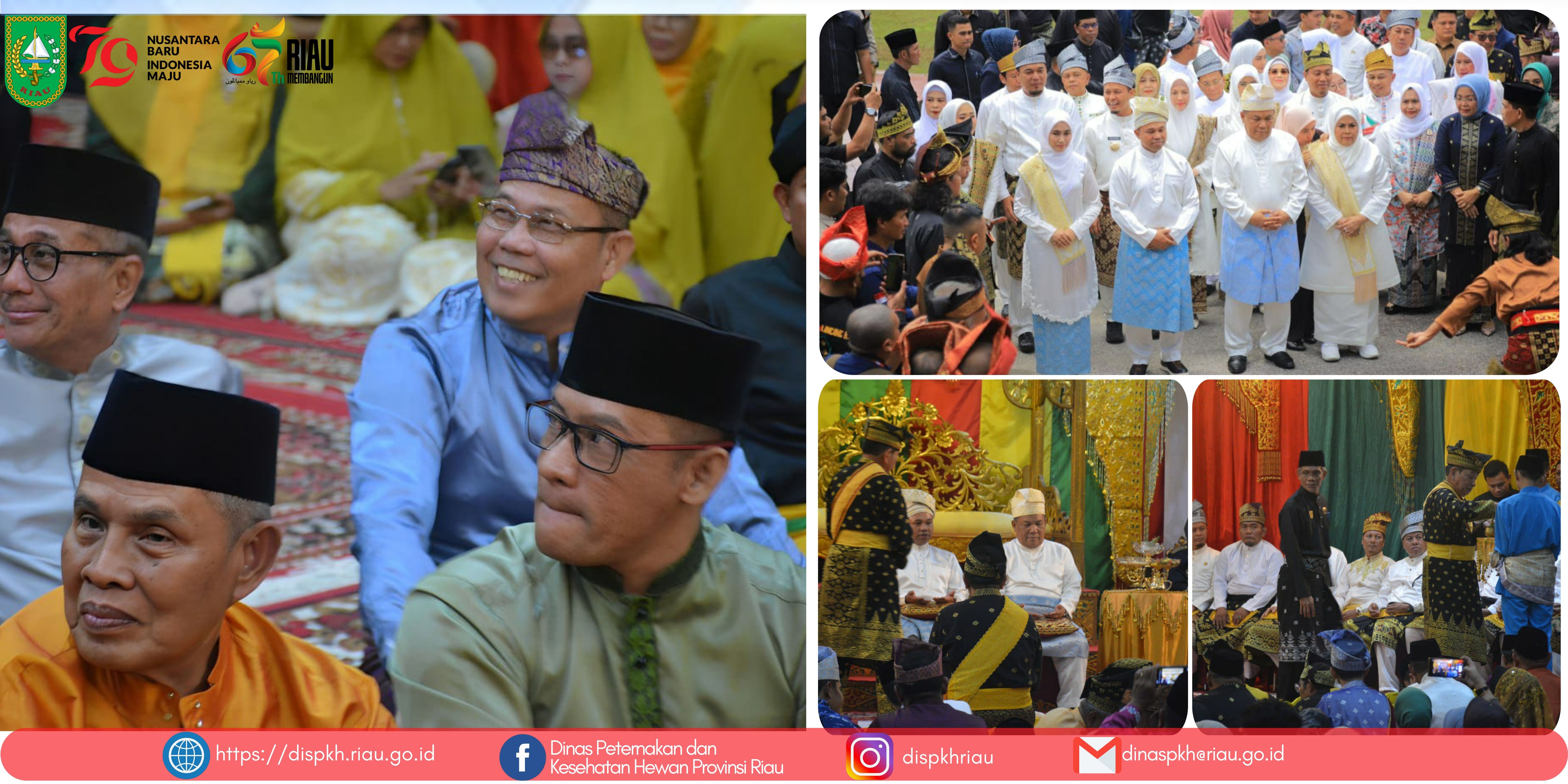 Tepuk Tepung Tawar bagi Gubernur dan Wakil Gubernur Riau, serta Bupati, Wakil Bupati, dan Wali Kota se-Riau